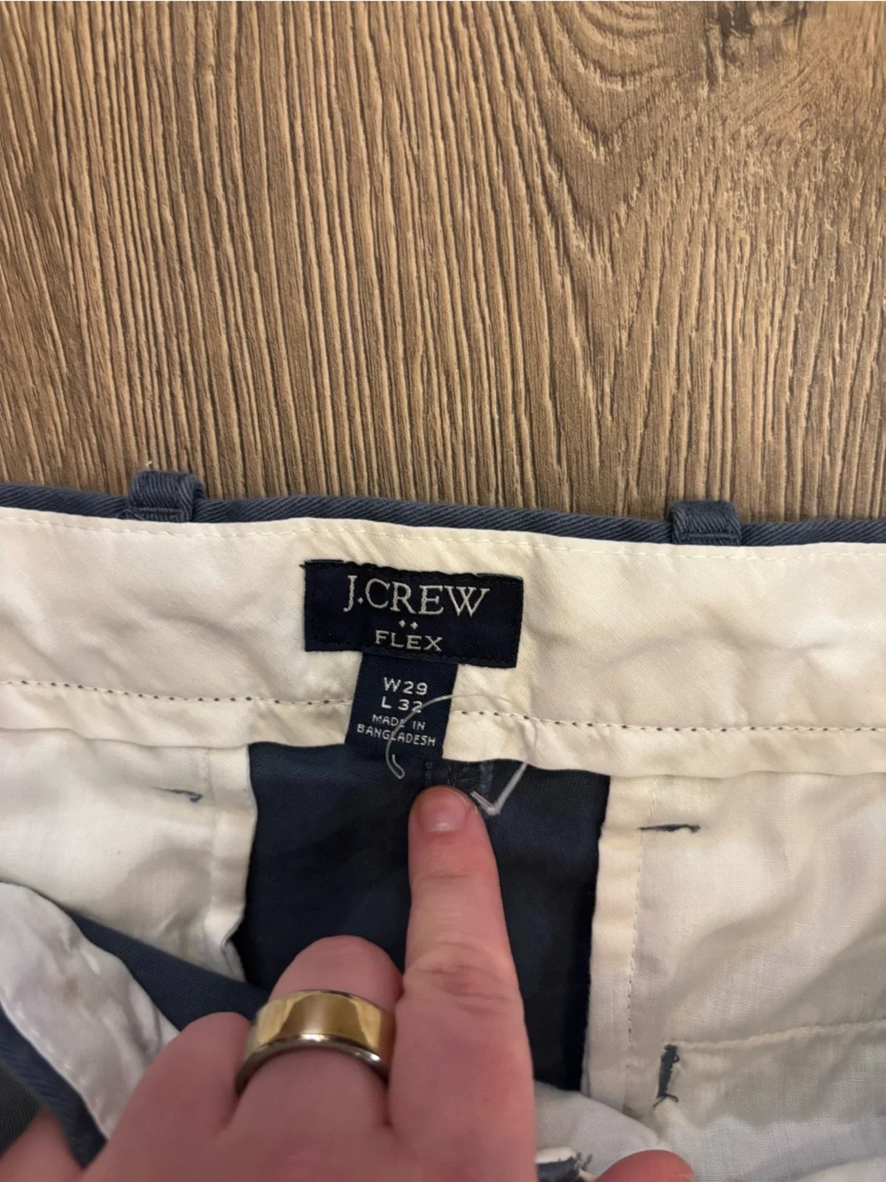 J. Crew Slate Blue Men’s Chinos - Slim Straight W29 L32